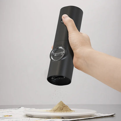 Electric Rechargeable Salt and Pepper Grinder Set