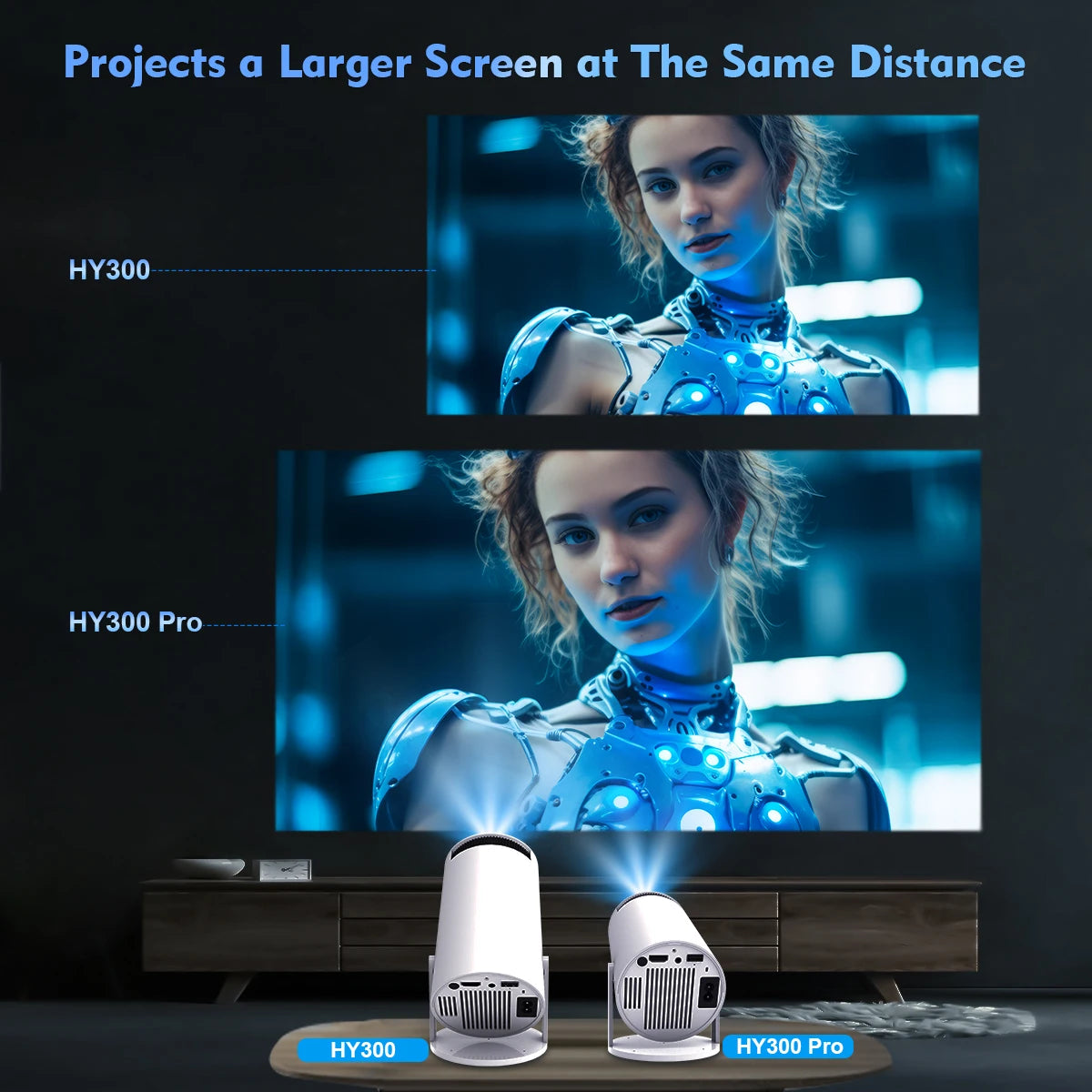 4K Android Projector HY300 Pro